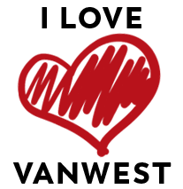 Vanwest Hellovanwest Sticker by vanwestcollege