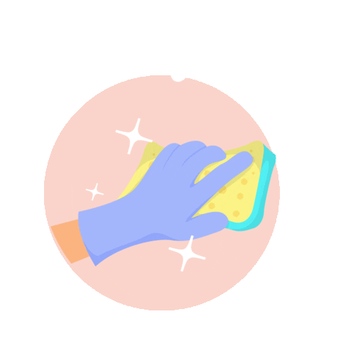 Happy Cleaning Sticker by itsclean