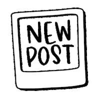 New Post Sticker by Alison J Prince
