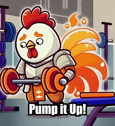 Pump It Up Fitness GIF by Zorooster