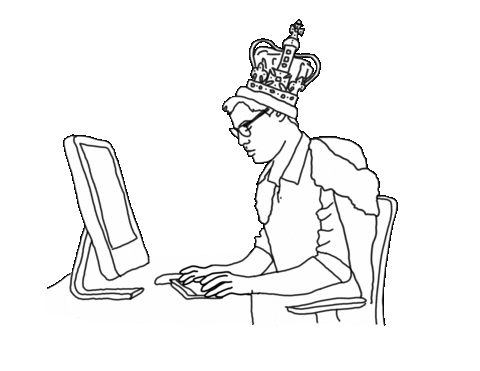 Graphuckery giphyupload tv film king Sticker