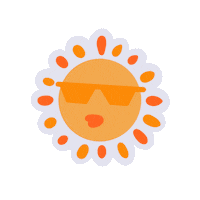 hkmcdow2 happy cool sun vibes Sticker