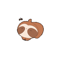 Sloth Please Sticker