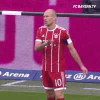 excited arjen robben GIF by FC Bayern Munich