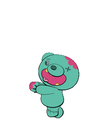 Tired Bear Sticker by DeddyBears