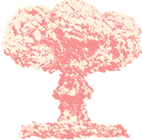 Boom Mushroom Cloud Sticker by Dutch Tulips