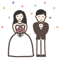 Wedding Sticker by Polka Dot Bride