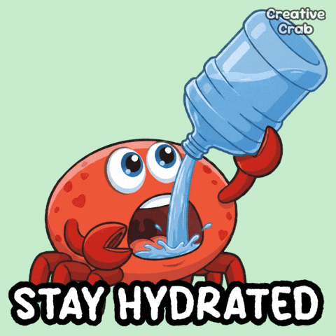 Stay Hydrated Water Bottle GIF by VeeFriends