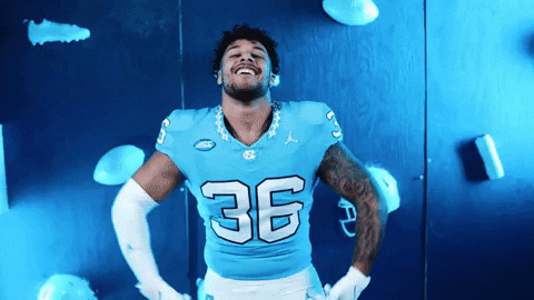 North Carolina Football GIF by UNC Tar Heels