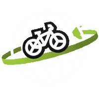 gorillasapp food travel bike world Sticker