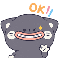 Lookiivn cutie cute cat funny cat de thuong Sticker