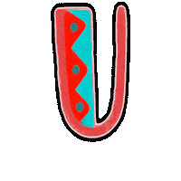 United Typography Sticker by The3Flamingos