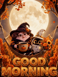 Good Morning Halloween GIF