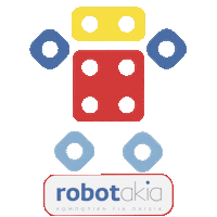 Robotakia school kids robot education Sticker