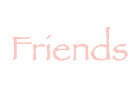 Letters Friend Sticker
