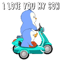 Driving On My Way Sticker by Pudgy Penguins