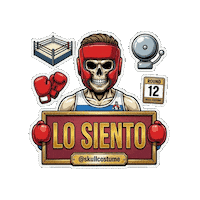 Skull Lo Siento Sticker