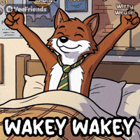 Good Morning Yawn GIF by VeeFriends