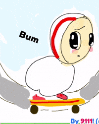 EchoTense01 kick bum kick buttowski buttowski GIF