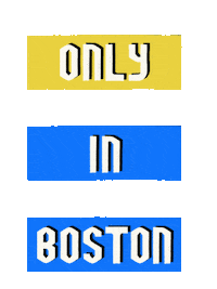 onlyinboston boston new england mass massachusetts Sticker