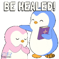 Bless Good Friday Sticker by Pudgy Penguins