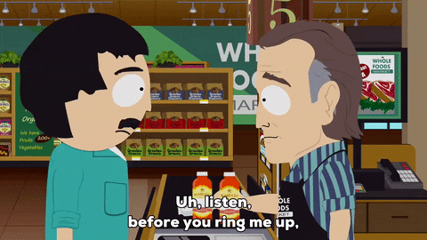 shopping check out GIF by South Park 