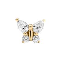 Yellow Gold Sticker by Maria Black Jewellery