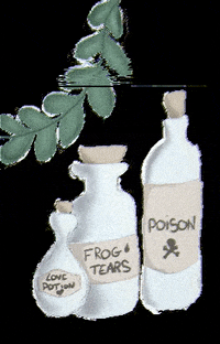 Mitsukoandco halloween witch poison potion GIF