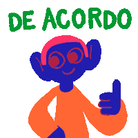 De Acordo Thumbs Up Sticker