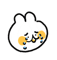 Sad Bunny Sticker by liliuhms