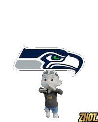 Seattle Seahawks Football Sticker by Zhot