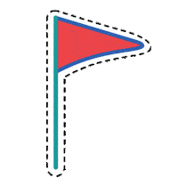 agenceDUNK flag dunk drapeau place Sticker