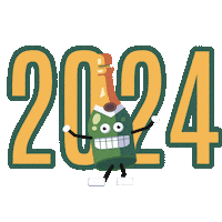 Happy New Year Party Sticker by Animanias