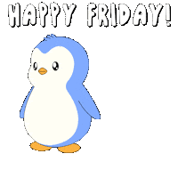 Happy Day Off Sticker by Pudgy Penguins