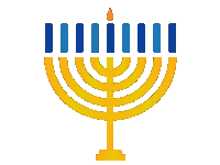 Festival Of Lights Jewish Sticker by Senator Pat Roberts