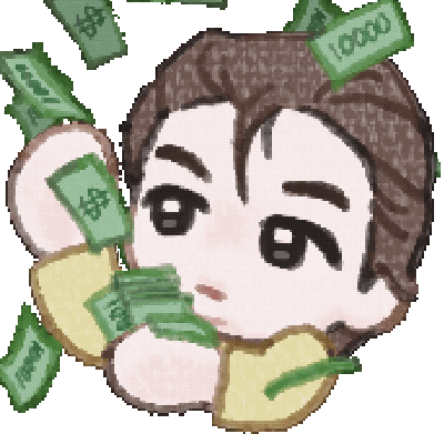 shipin_on money juhoon 豬豬 shipin Sticker