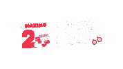 25Th Anniversary Sticker by I CAN READ INDONESIA