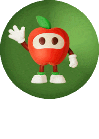 Apple Fruit Sticker by elbe-obst