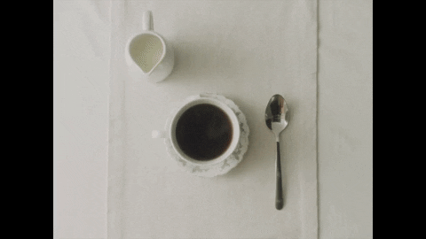 Coffee Cream GIF by Hunter Daily