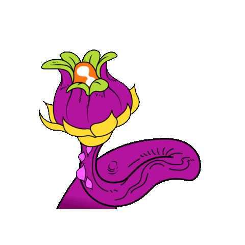 Flowers Tentacle Sticker
