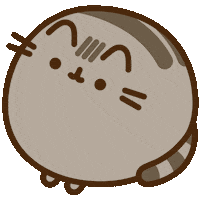 Toilet Paper Cat Sticker by Pusheen
