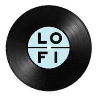High Five Record Player Sticker by Lo-Fi Aperitifs