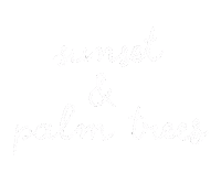 Palm Trees Love Sticker