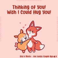 Love You Hug GIF by SoyandMochi