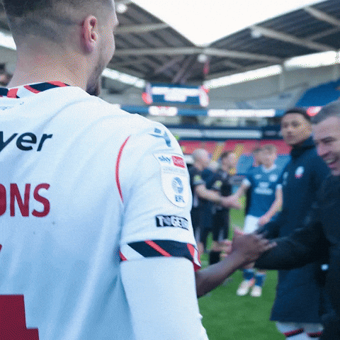 Celebrations GIF by Bolton Wanderers FC