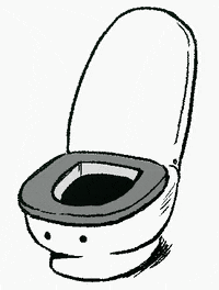 Nature Calls Cat GIF