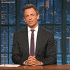 Seth Meyers Drinking GIF by Late Night with Seth Meyers