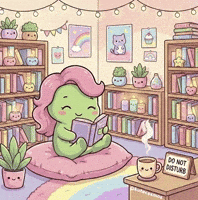 Do Not Disturb Relax GIF by KuteCosmos | Home of Fruffy