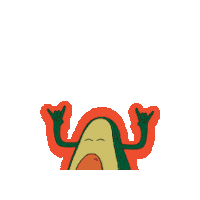 SubwayAr rock subway avocado aguacate Sticker