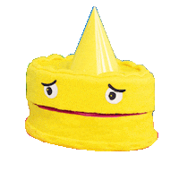 raulgonzo happy birthday yellow cake nervous Sticker